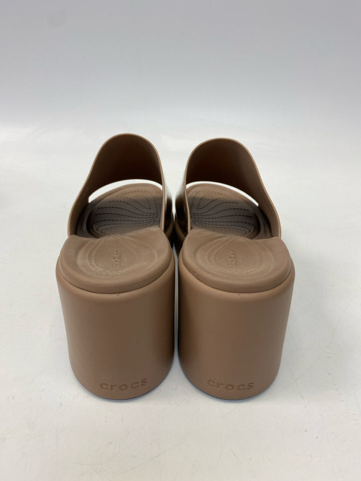 Crocs  Size 11 Brown/Black Sandals