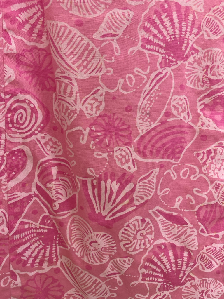 LILLY PULITZER Size 6 Pink Pale Pink Shells Sleeveless Ladies Dress