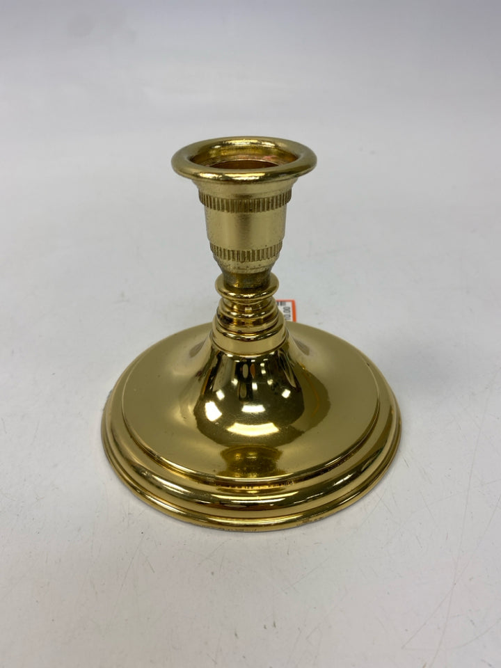 Princess House Gold Metal Candleholder(s)
