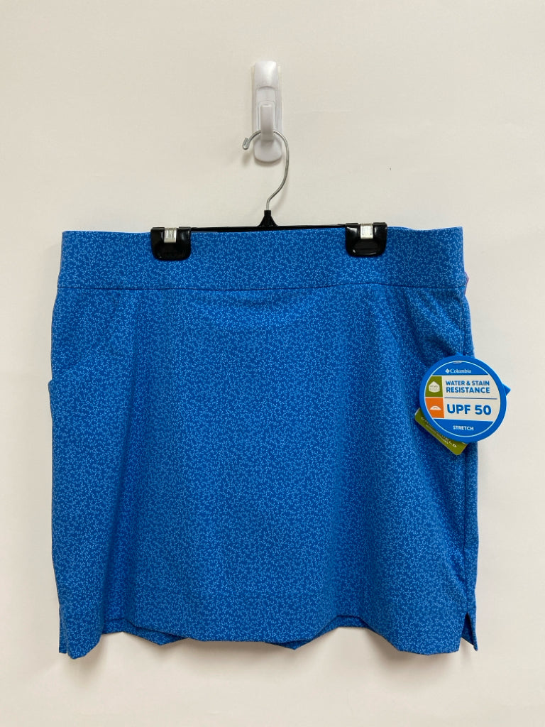 NWT Columbia Size L Blue Ladies Skort