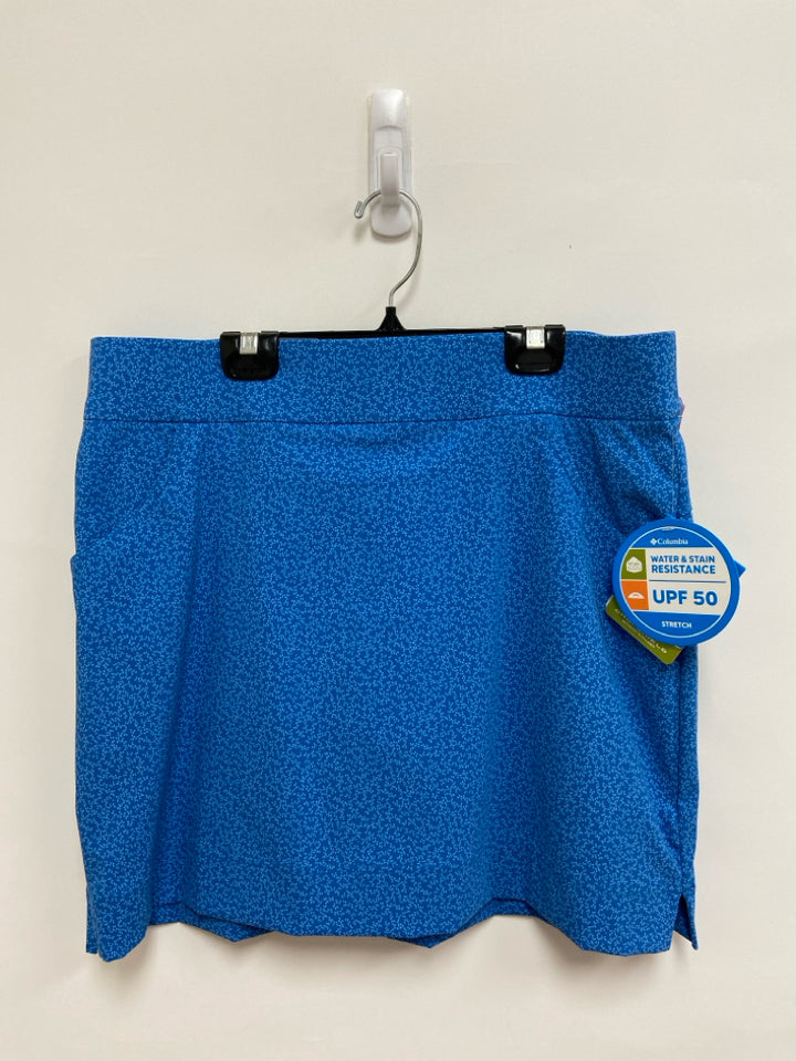 NWT Columbia Size L Blue Ladies Skort