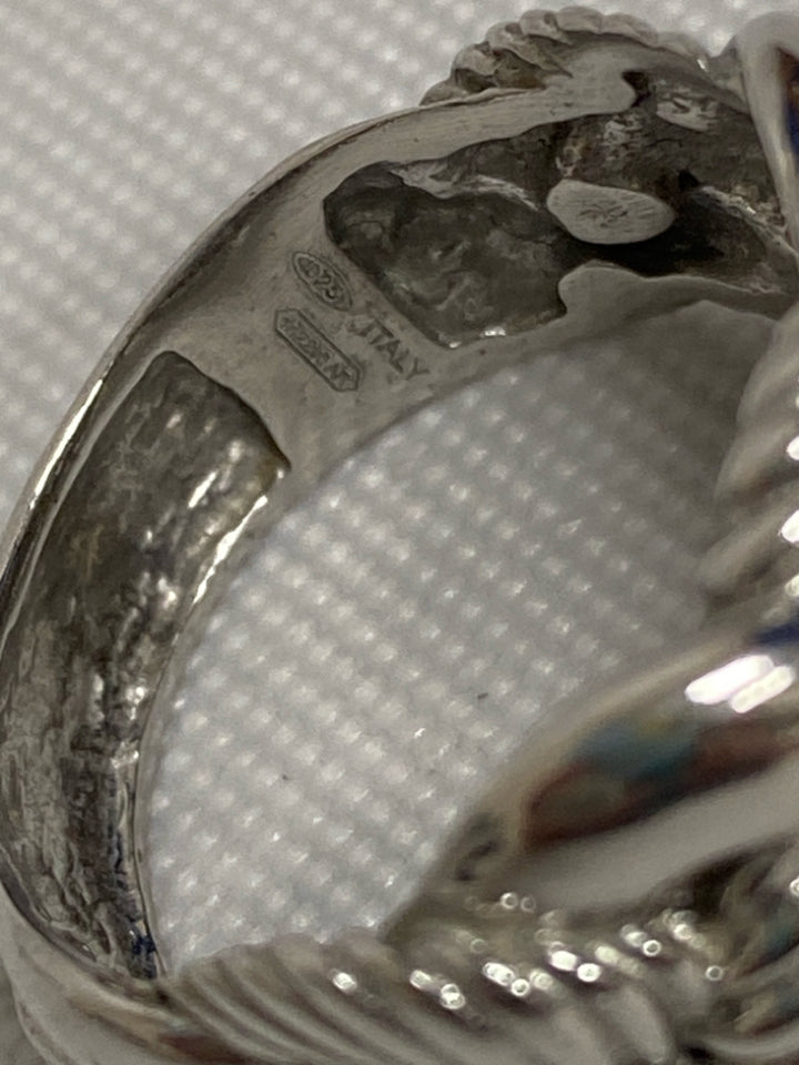 Silver Braided Ring