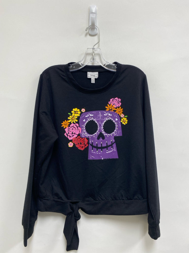 Disney SIZE 14/16 Black Multi Color Skull Girl&