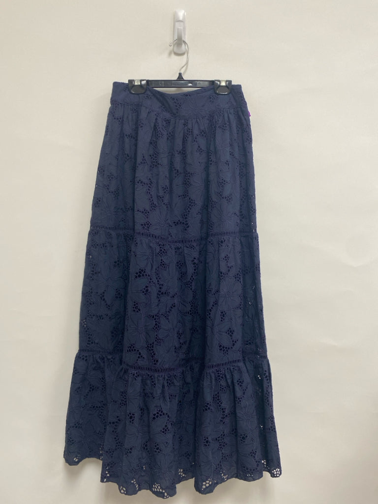 Size 6 Navy Eyelet Ladies Skirt