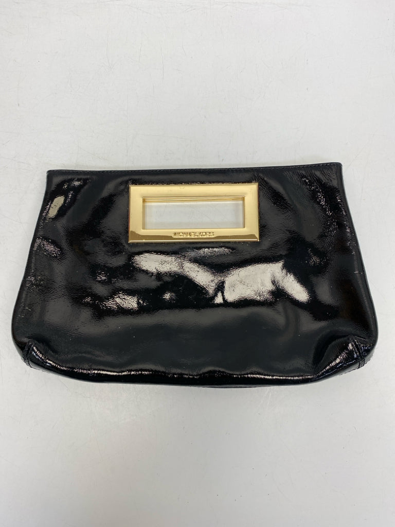 Michael Kors Black Gold Patent Handbag