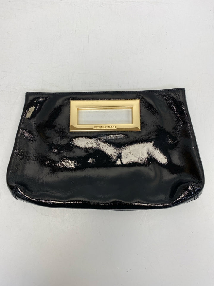 Michael Kors Black Gold Patent Handbag