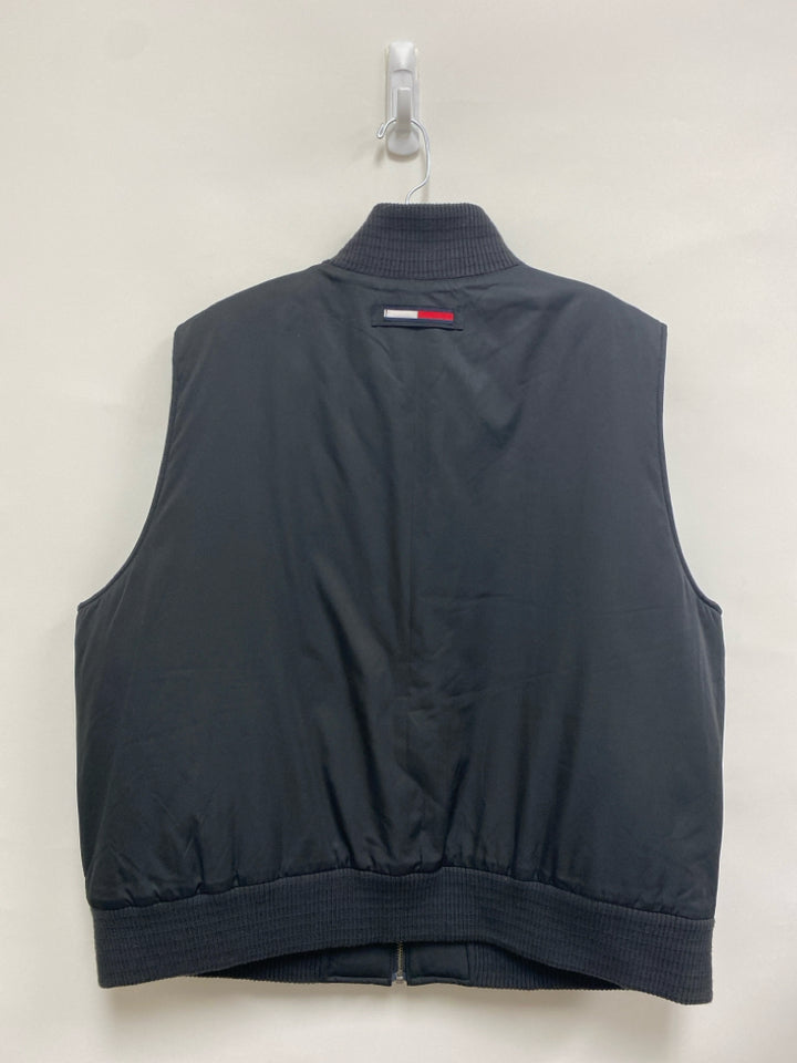 Tommy Hilfiger Size 2X Black Zip Down Plus Size Vest