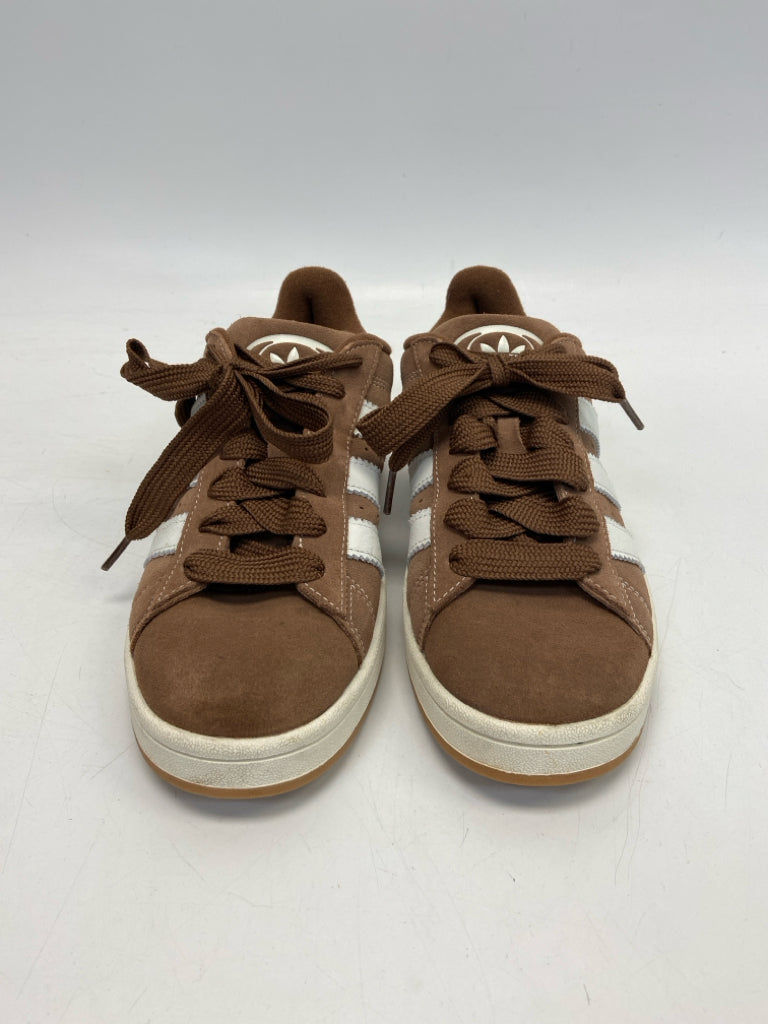 Adidas  Size 9 Brown/White Lace-up Sneakers
