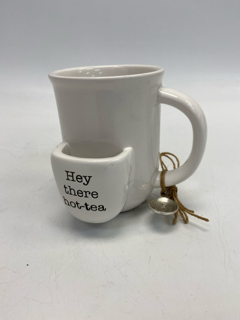 Mudpie White Words Coffee Mug