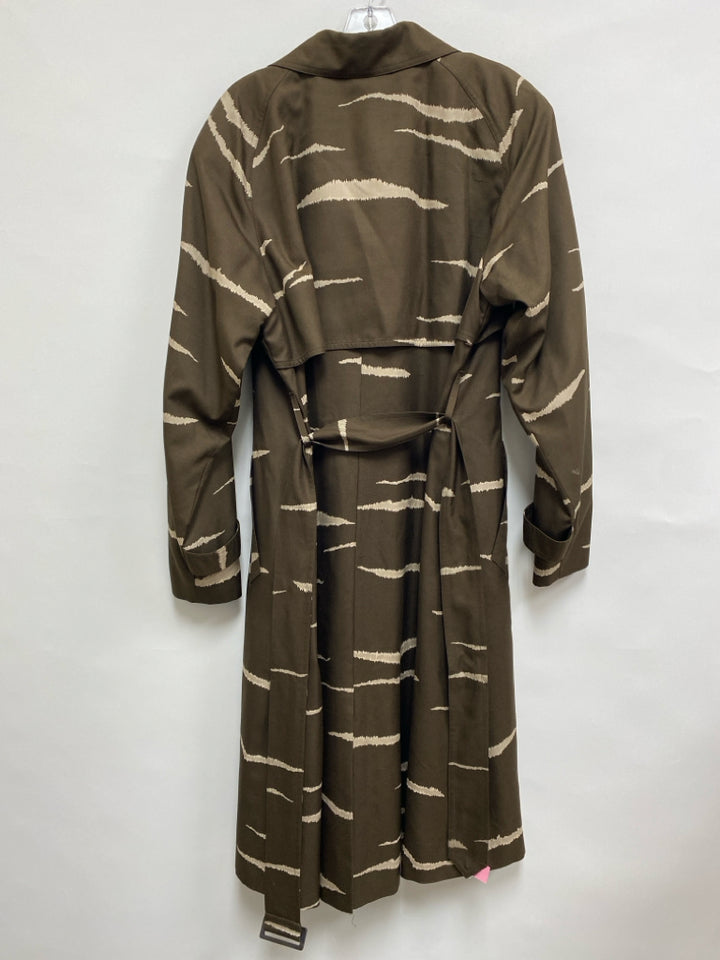 WORTH  SIZE  14 Brown Tan Lines Plus Size Jacket
