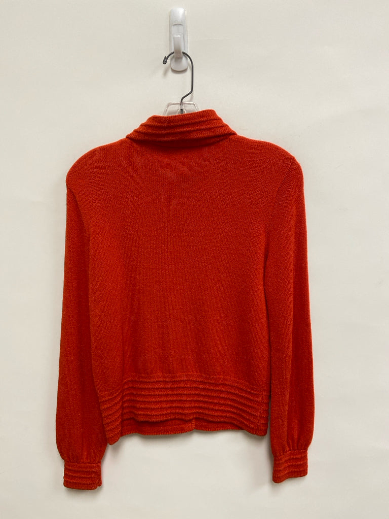 ST. JOHN Size S Orange Cardigan Ladies Sweater