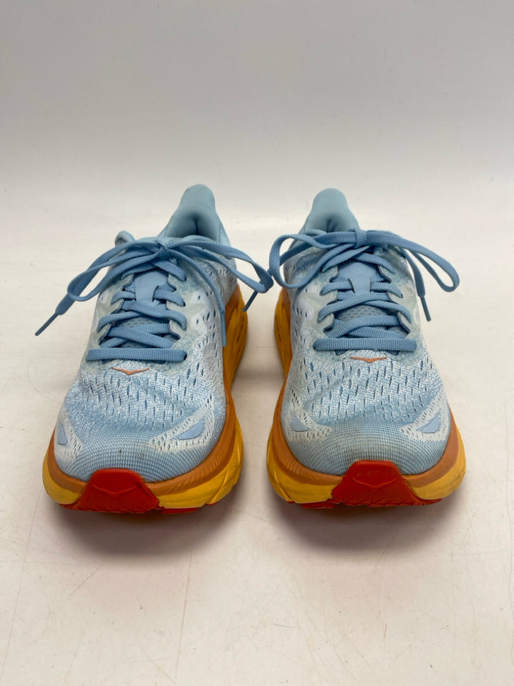 Hoka  Size 7.5 Blue Lace-up Sneakers