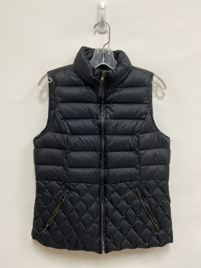 Talbots Size MP Black Puffer Petite Vest