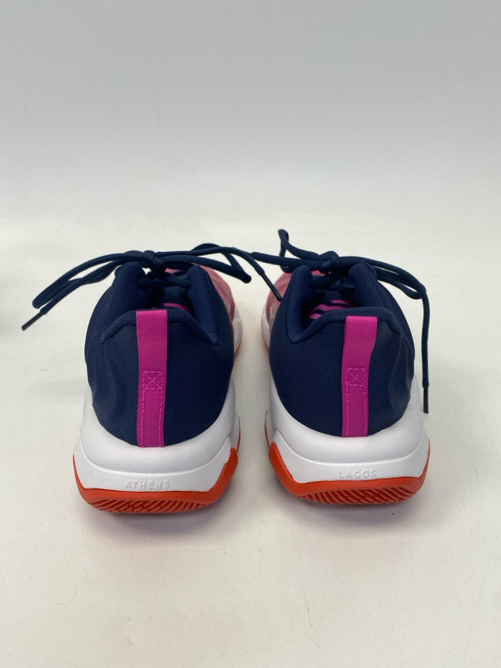 NWOT Nike SIZE 4.5 Fuchsia Navy Lace-Up Girl&