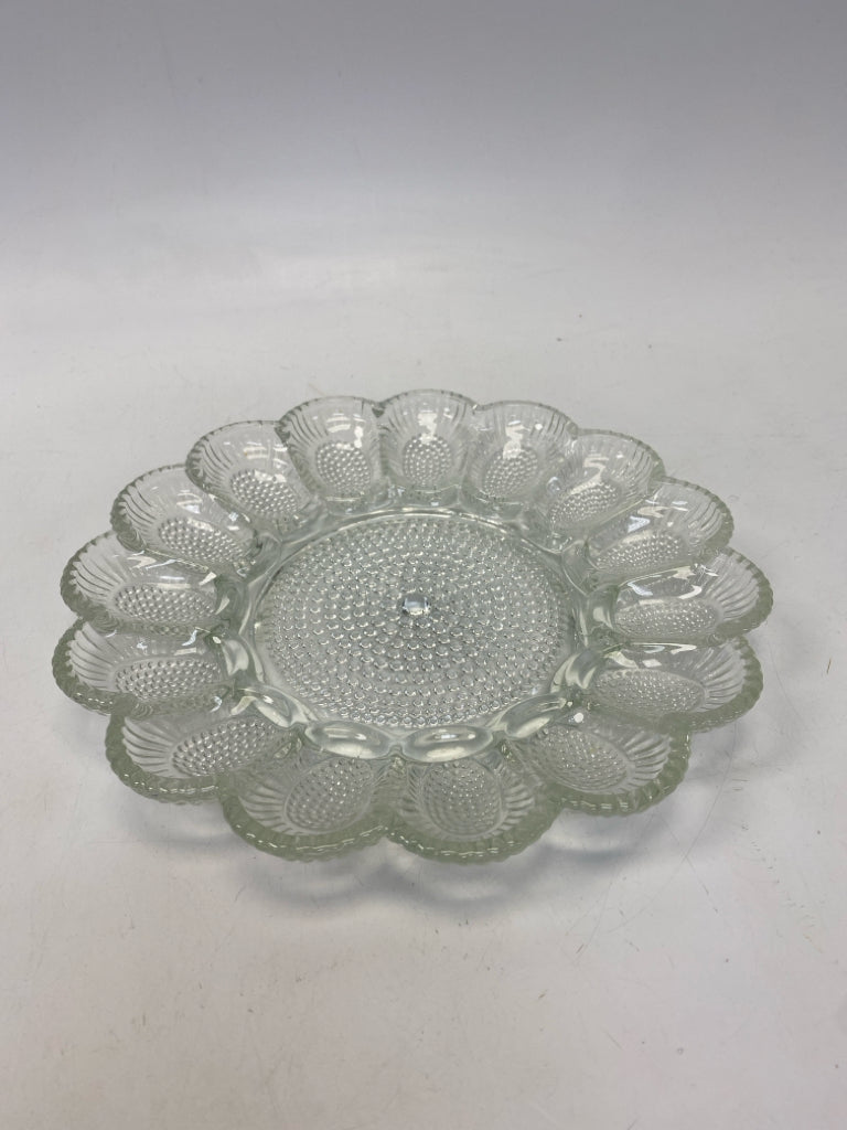 Clear Glass Serving Piece
