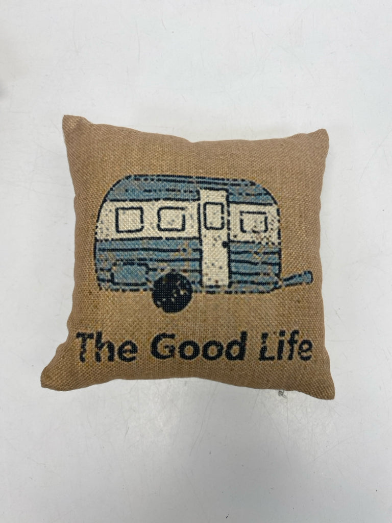 Tan Words Pillow