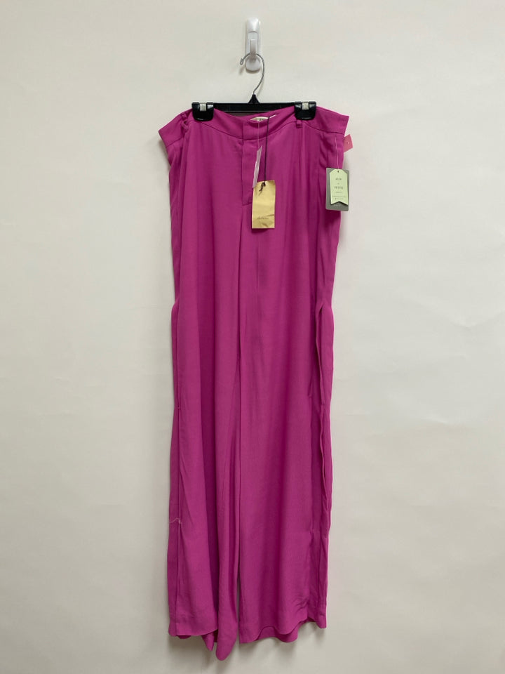 NWT elevenses Size 10 Pink Wide Leg Ladies Pants