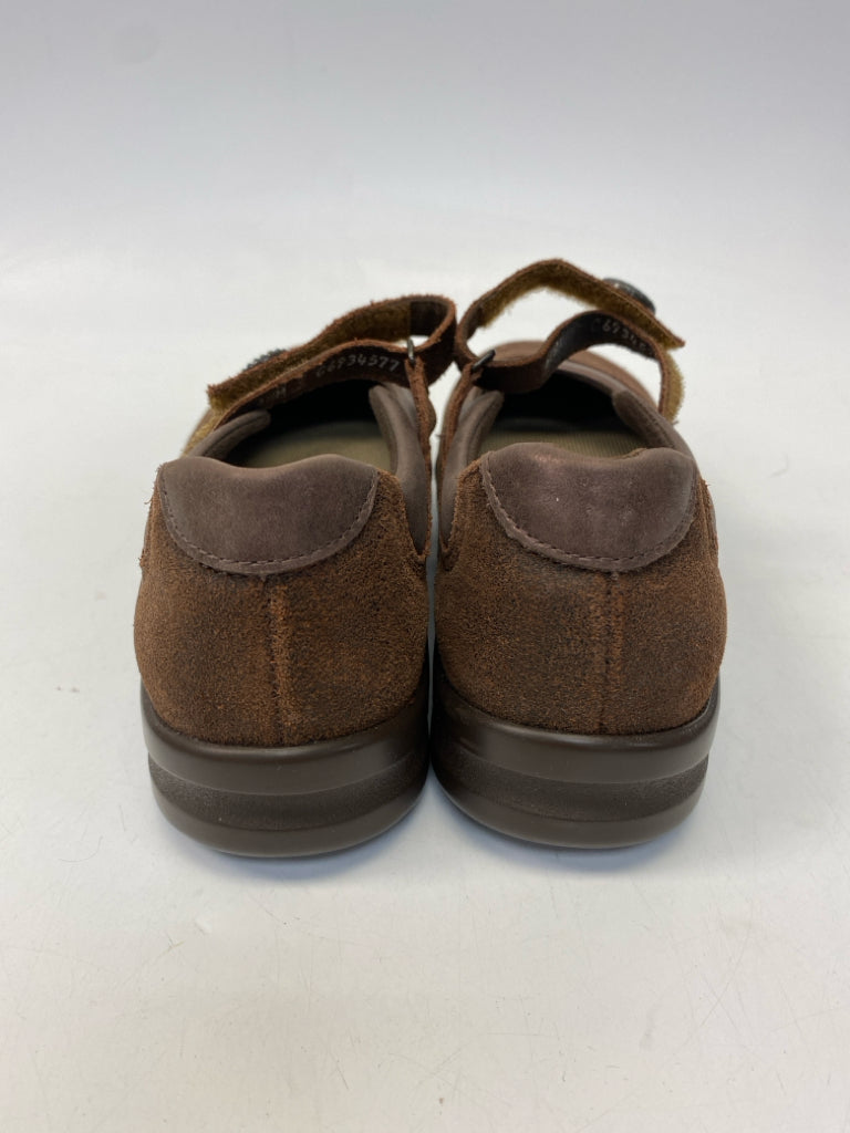Sas  Size 6.5 Dark Brown Flats
