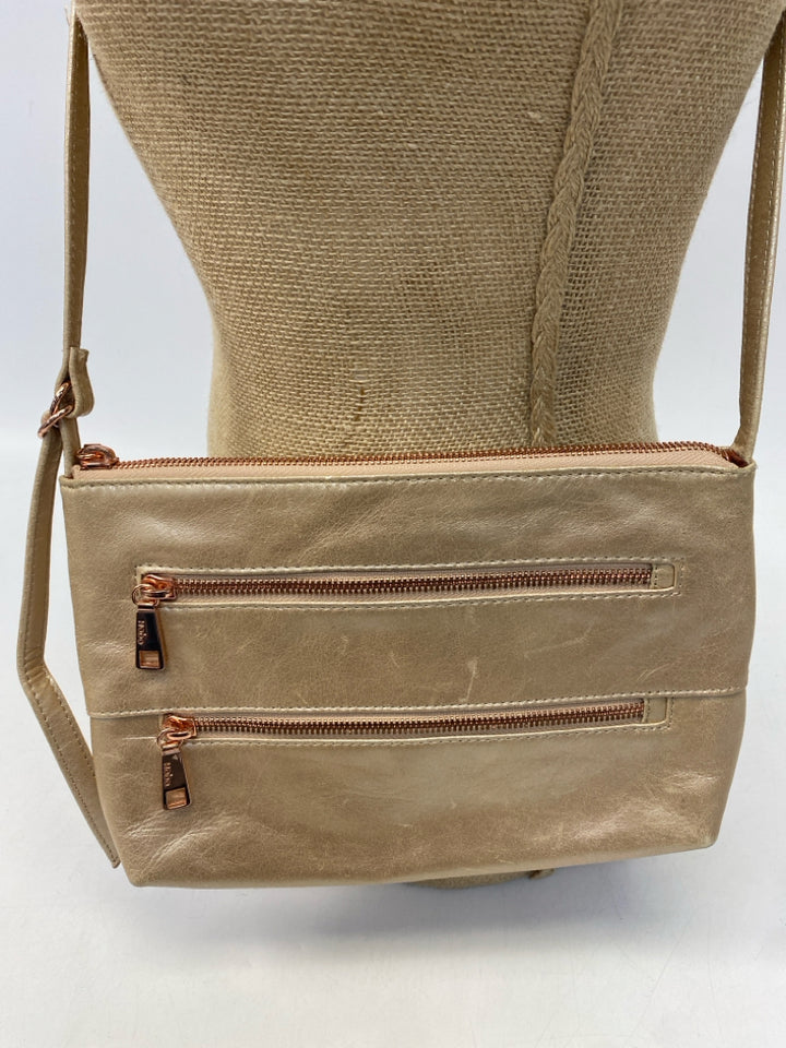 Hobo Gold Metallic Crossbody