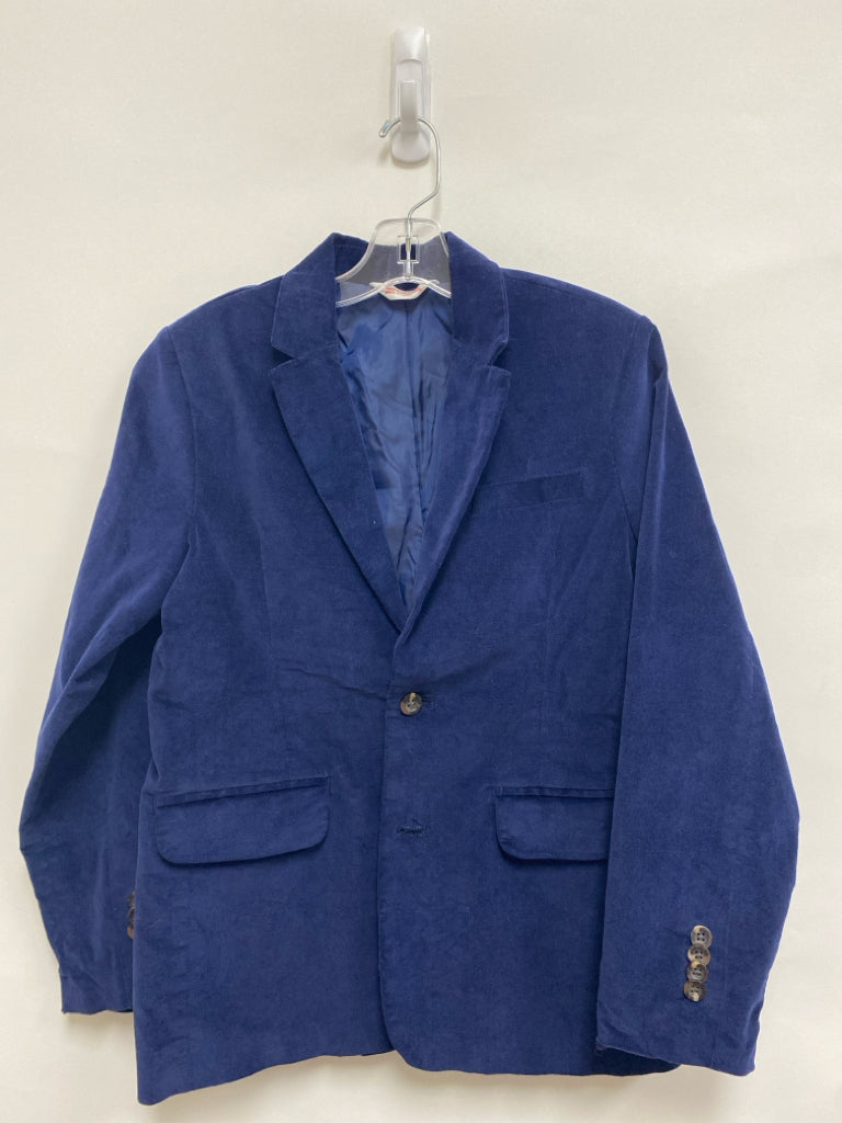 Cat &amp; Jack SIZE 12 Dark Blue Velour Boy&