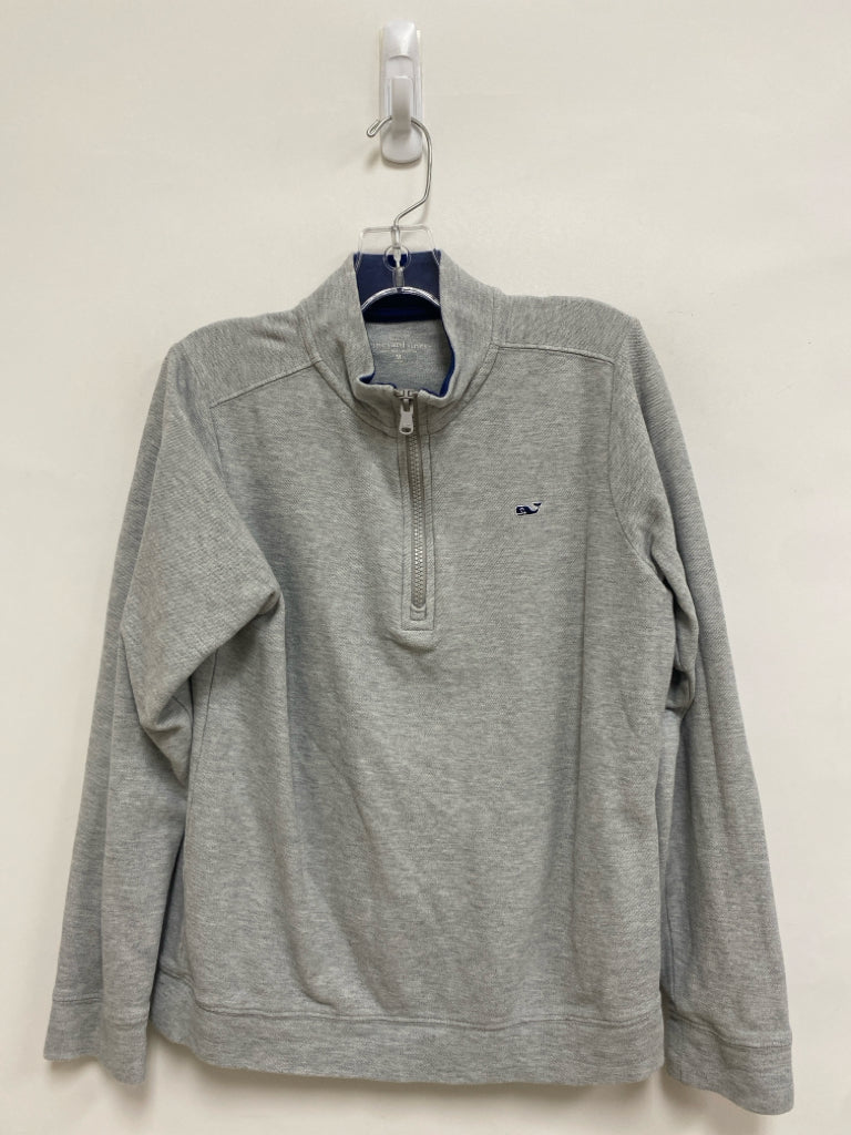Vineyard Vines SIZE 12/14 Gray Quarter Zip Boy&