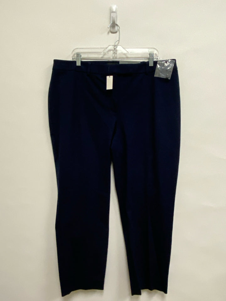 NWT Talbots  SIZE  20WP Navy Plus Size Pants