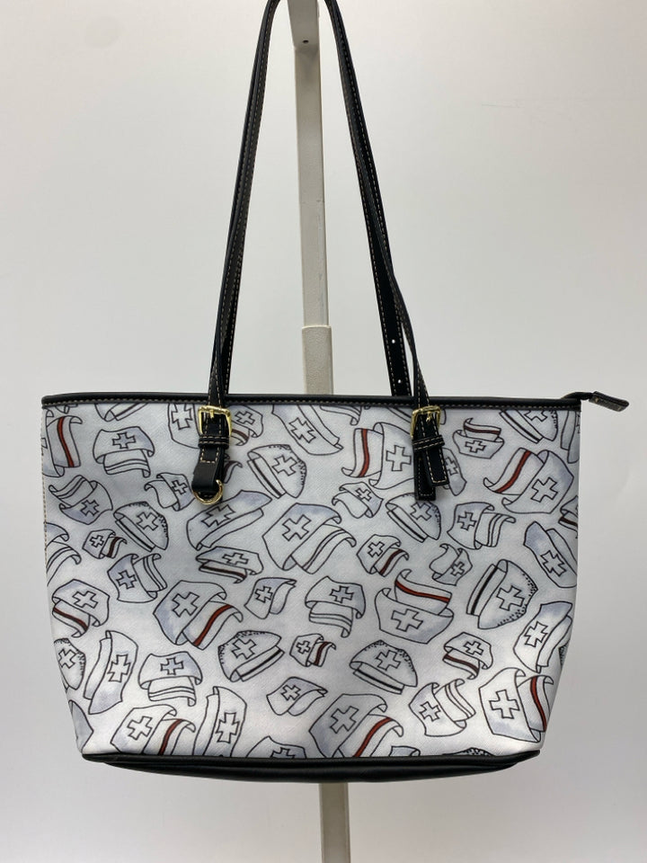 White Black Nurse(s) Handbag