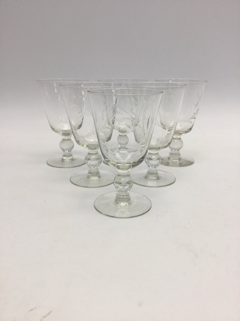 Clear Wheat Glass Glassware