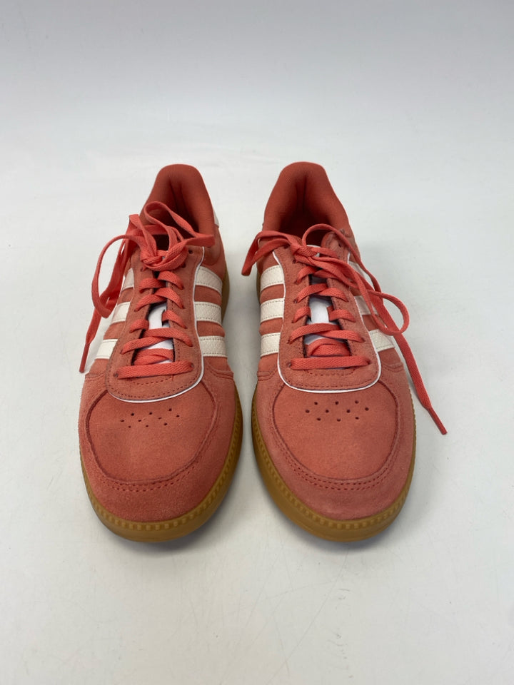 Adidas  Size 8.5 Coral White Lace-up Sneakers