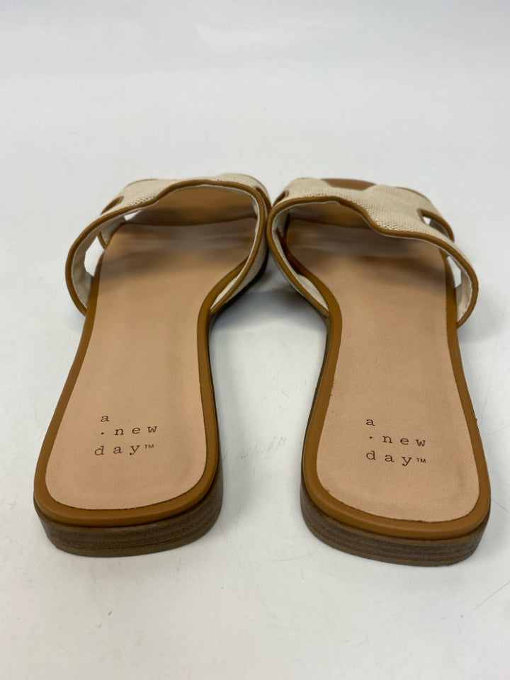 a new day  Size 8 Cream Sandals