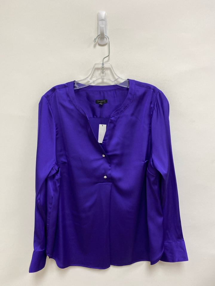 NWT Talbots Size LP Purple Petite Top