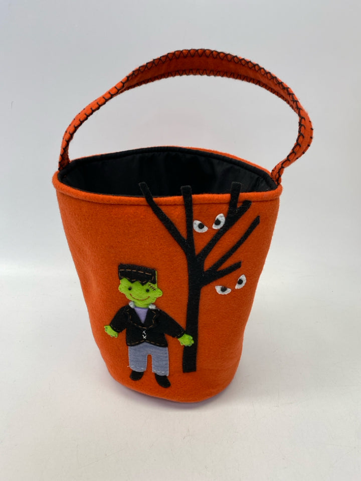 Pottery Barn Kids Orange Black/Green Felt Halloween