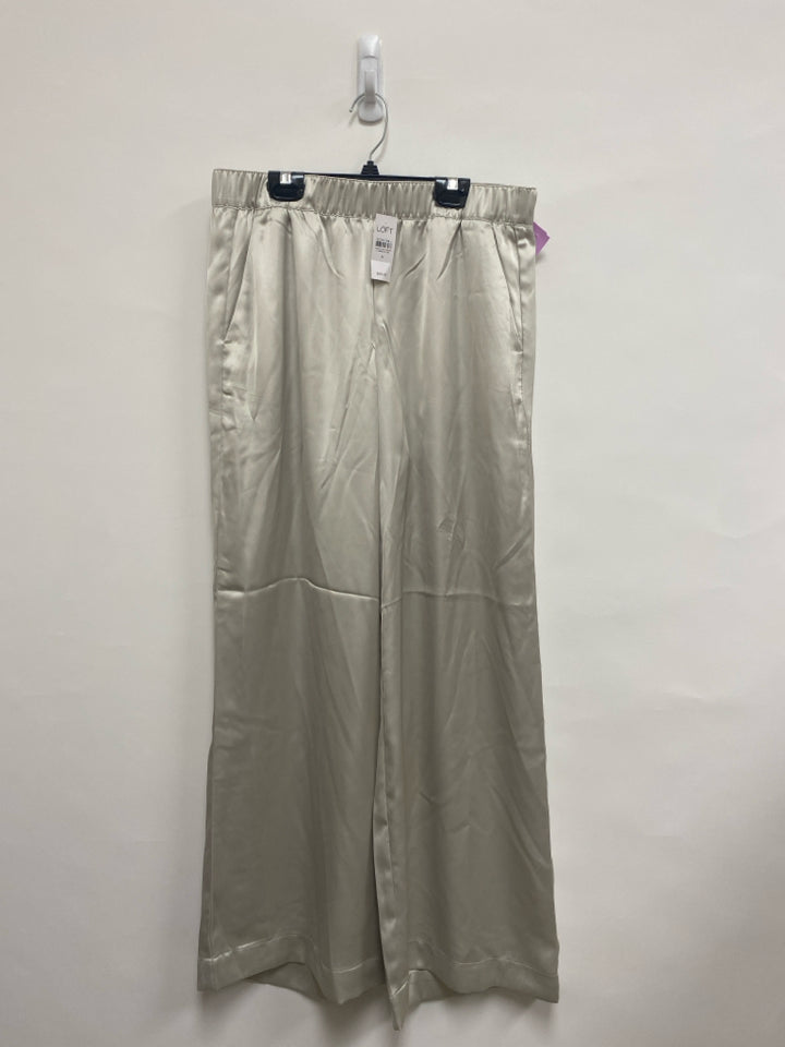 NWT LOFT Size M Gray Pull-on Ladies Pants