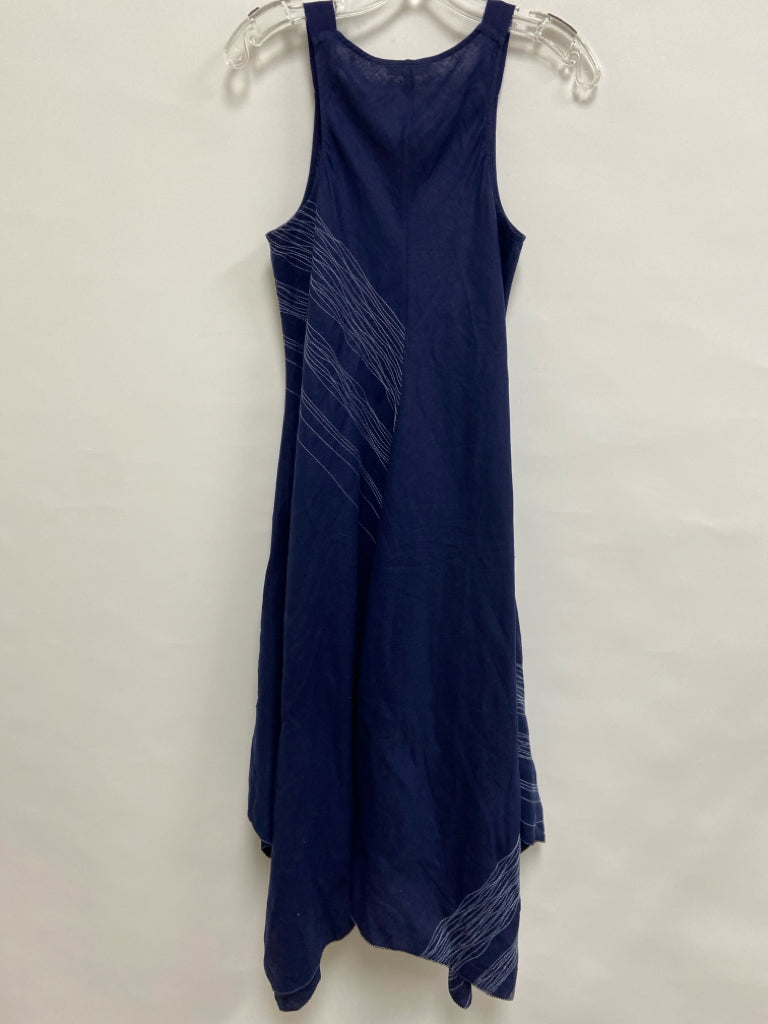 NWT Eileen Fisher Size S Navy Sleeveless Ladies Dress