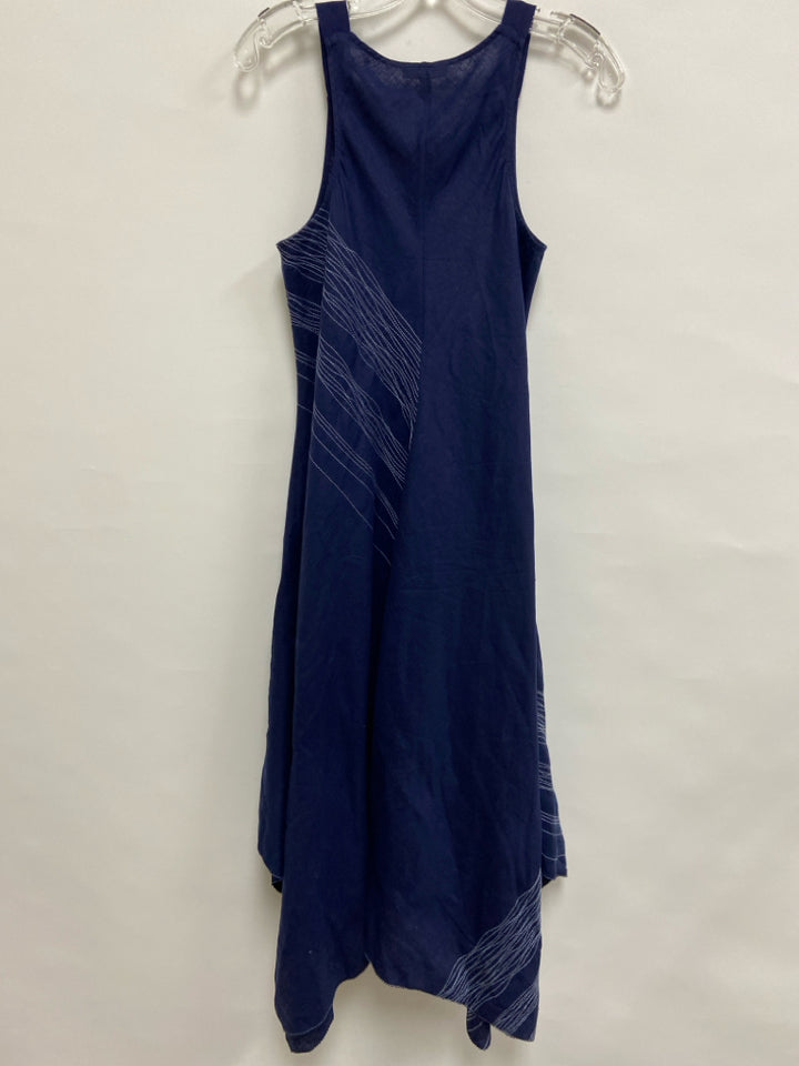 NWT Eileen Fisher Size S Navy Sleeveless Ladies Dress