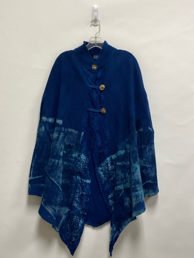 Art of Cloth Size S Navy Cape Ladies Jacket