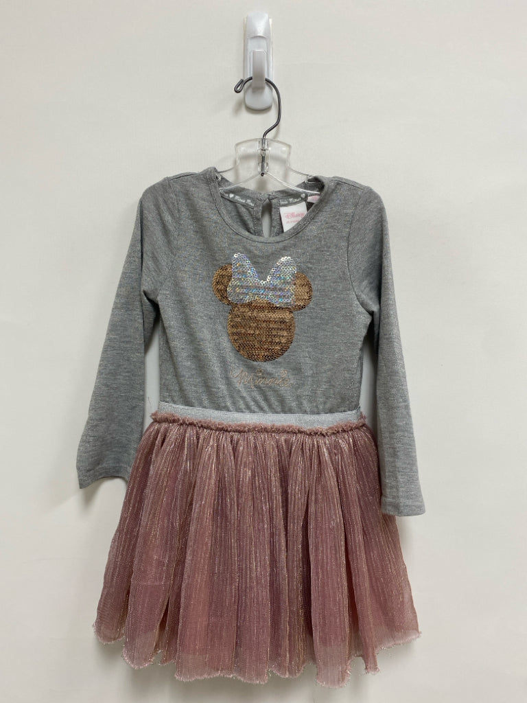 SIZE 18-24M Gray Pink Minnie Mouse Girl&