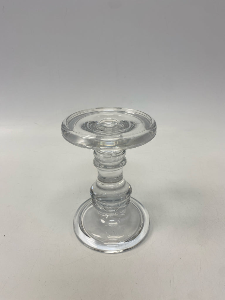 Clear Glass Candleholder(s)