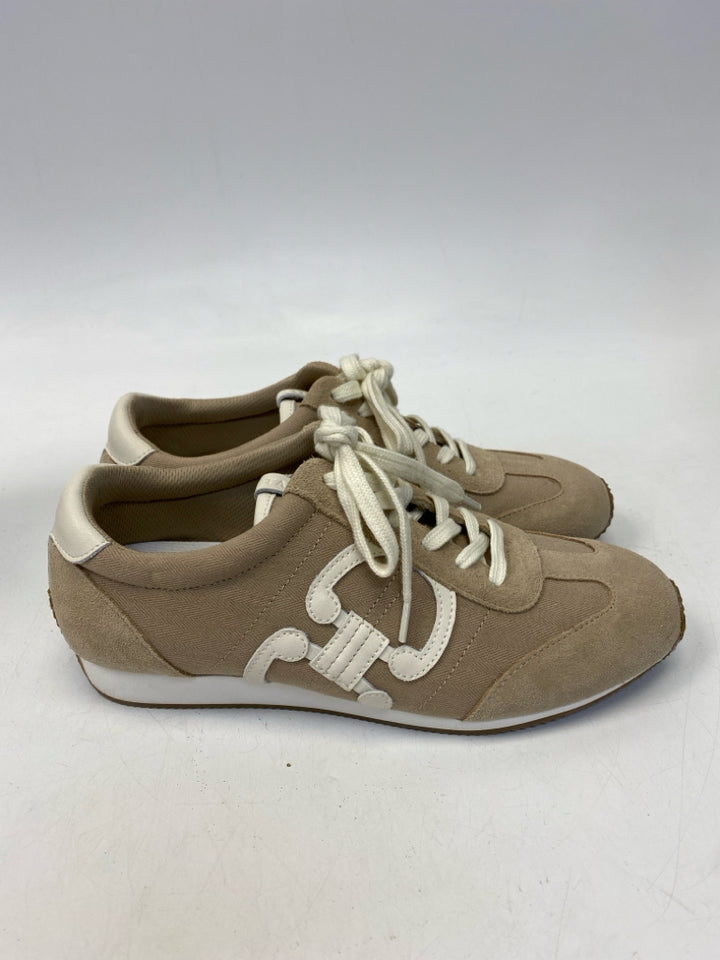 Talbots US Shoe Size 8.5 Brown/White Lace-up Sneakers