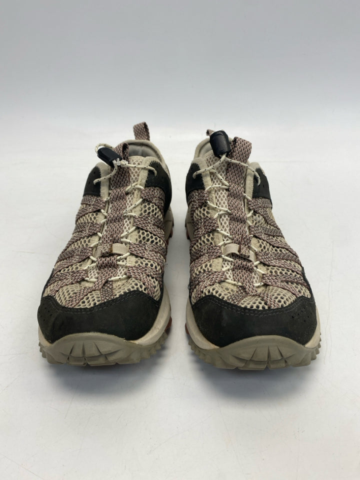 Merrell US Shoe Size 9 Cream Perforated Sneakers
