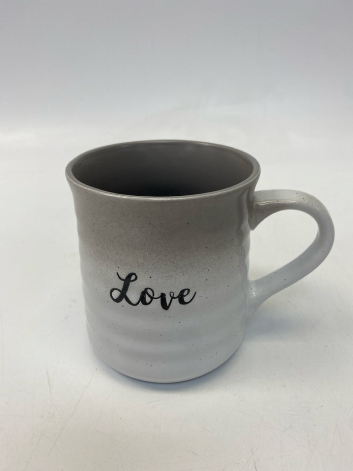 Gray White Gradient Coffee Mug