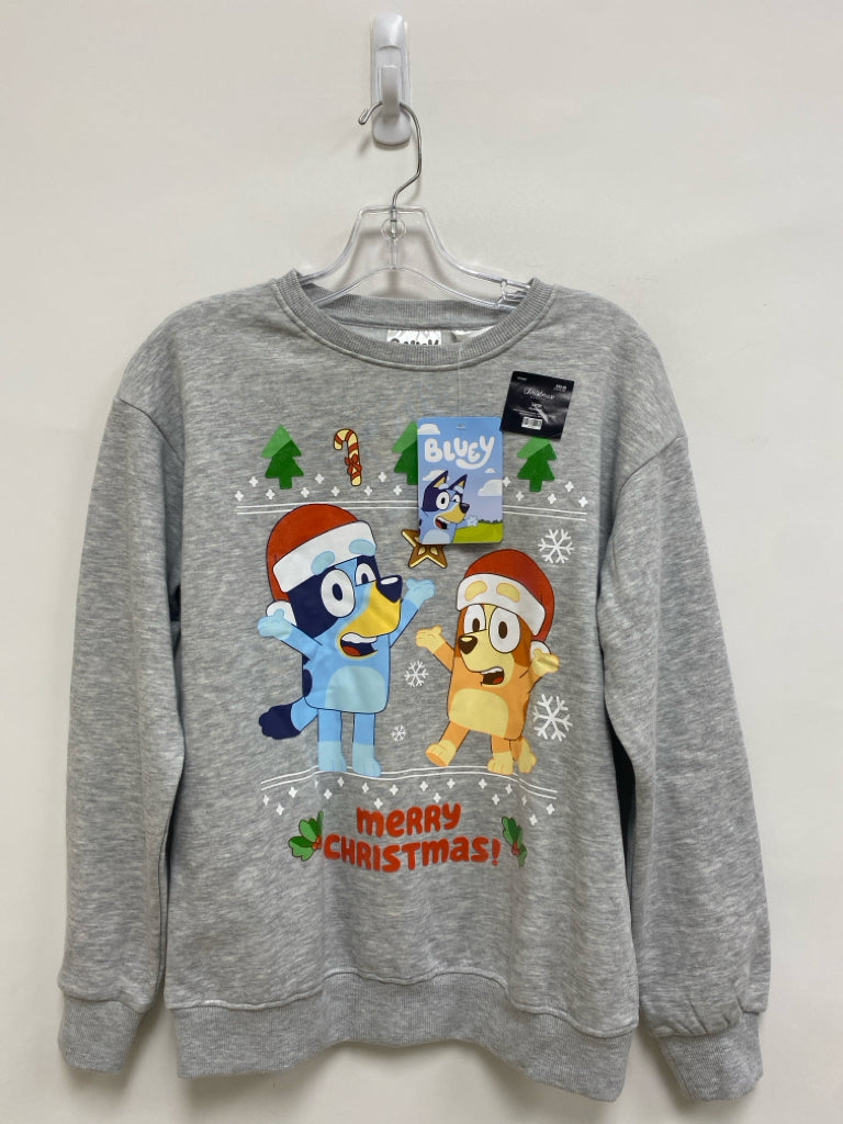 NWT Size L Gray Multi Color Bluey Ladies Sweatshirt