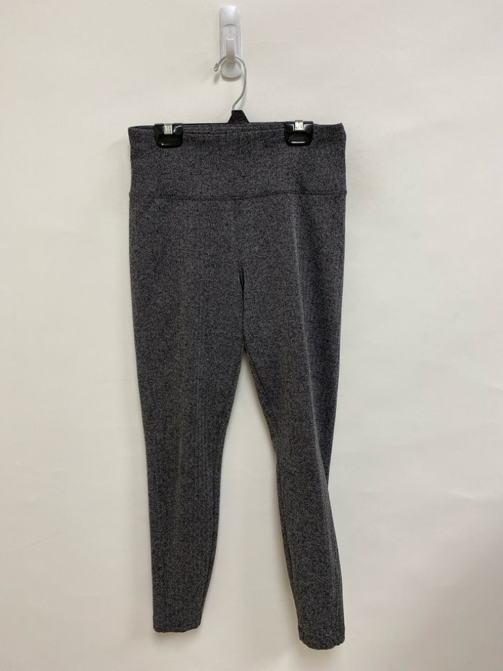 Athleta Size S Black Gray Herringbone Athletic Leggings