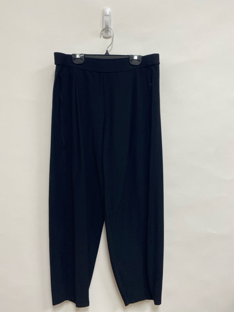 Eileen Fisher Size S Black Pull-on Ladies Pants