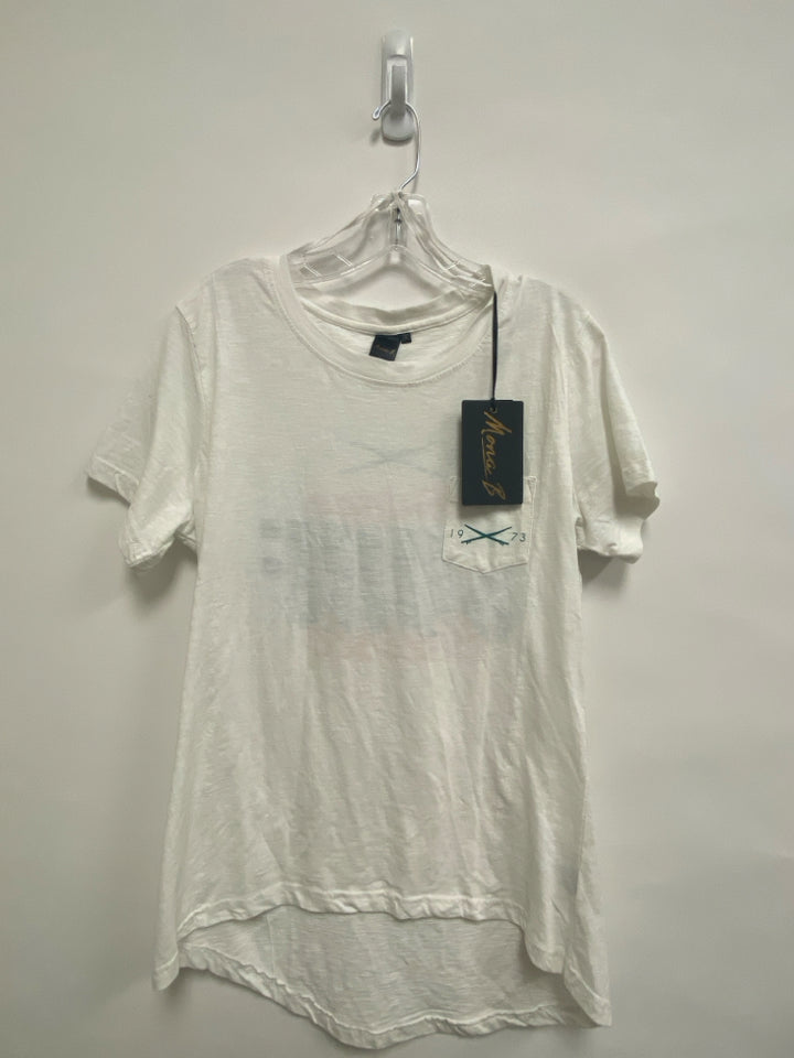 NWT Size L White Green Ladies Top