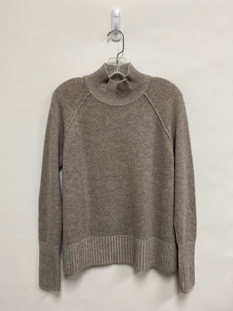 KINROSS Size M Taupe Mock Neck Cashmere Ladies Sweater Vest