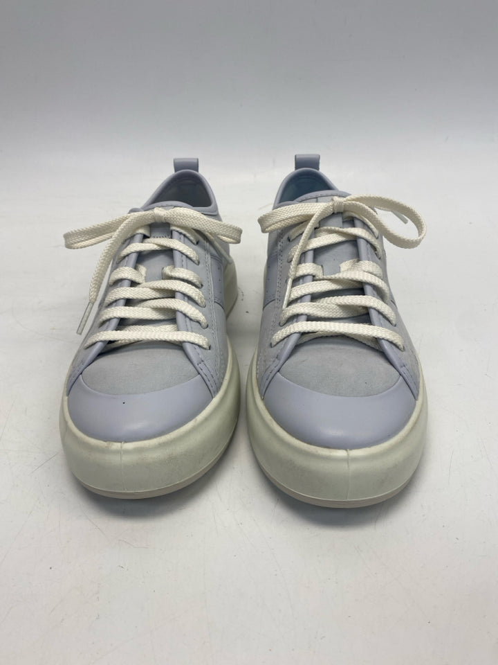 Ecco EU Shoe Size 38 Powder Blue Lace-up Sneakers
