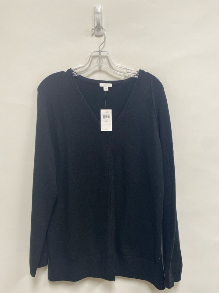 NWT J Jill Size M Black Ladies Sweater