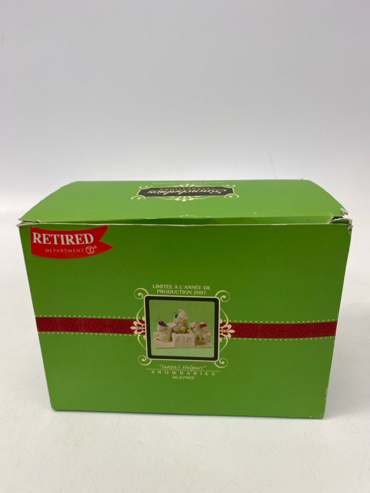 Dept. 56 Cream Snowbabies Christmas