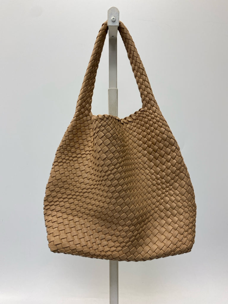 Tan Woven Handbag